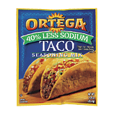 Ortega  taco seasoning mix, 40% less sodium Full-Size Picture